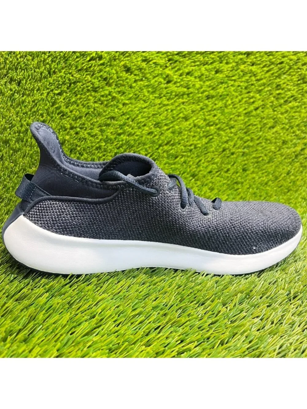 Adidas Cloudfoam Pure Womens Size 7 Blue White Athletic Running Shoes Sneakers